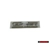 Genuine Audi 2.5 Rear Boot Badge Emblem Chrome - 4A9853743E 2ZZ