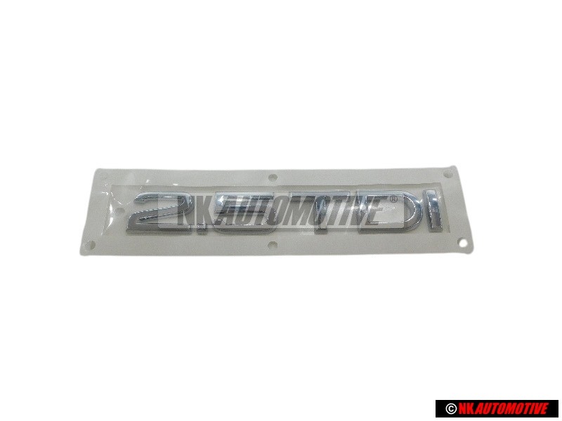 Genuine Audi 2.5 TDI Rear Boot Badge Emblem Chrome - 4B0853743P 2ZZ