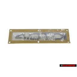 Genuine Audi 4.0 TDI Rear Boot Badge Emblem Chrome - 4E0853743F 2ZZ