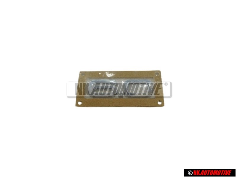 Genuine Audi 6.0 Rear Boot Badge Emblem Chrome - 4E0853743M 2ZZ
