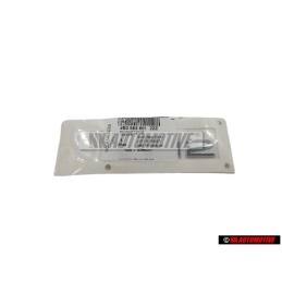 Genuine Audi W12 Rear Boot Badge Emblem Chrome - 4E0853601 2ZZ