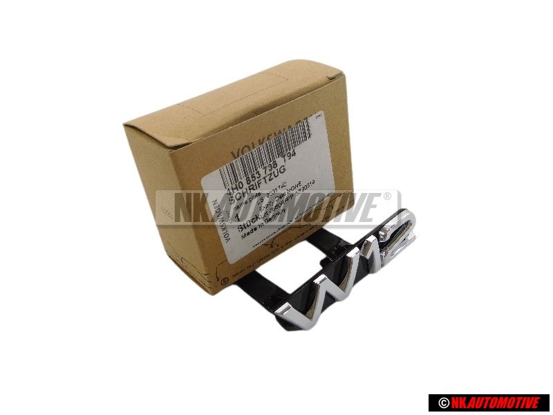 Genuine Audi W12 Front Grill Badge Emblem Chrome - 4H0853738 T94