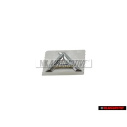 Genuine Audi A Rear Boot Badge Emblem Chrome - 4A5853741D 2ZZ