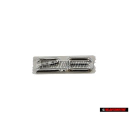 Genuine Audi 2.6 Rear Boot Badge Emblem Chrome - 4A5853743K 2ZZ