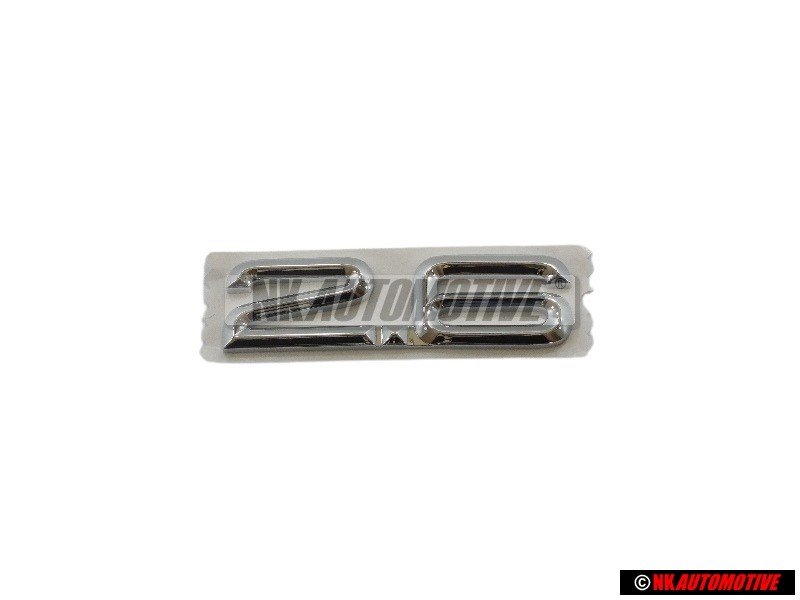 Genuine Audi 2.6 Rear Boot Badge Emblem Chrome - 4A5853743K 2ZZ