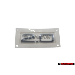 Genuine Audi 2.0 Rear Boot Badge Emblem Chrome - 8E0853743C 2ZZ