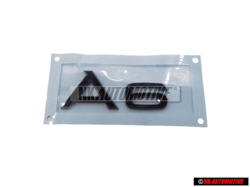Genuine Audi A6 Rear Boot Badge Emblem Black - 4F0853741B T94