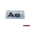 Genuine Audi A6 Rear Boot Badge Emblem Black - 4F0853741B T94