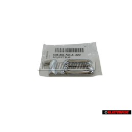 Genuine Audi 1.8 Rear Boot Badge Emblem Chrome - 8D5853743A 2ZZ
