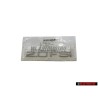 Genuine Audi 2.0 FSI Rear Boot Badge Emblem Chrome - 8E0853743D 2ZZ