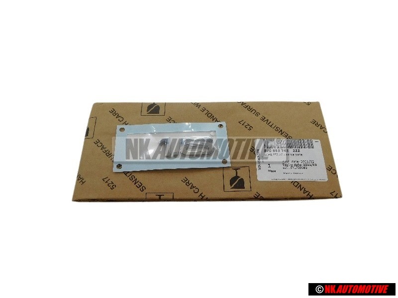 Genuine Audi 1.6 Rear Boot Badge Emblem Chrome - 8P0853743 2ZZ