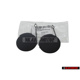 Genuine Audi Cover Cap Black - 8Z0898406 3FZ