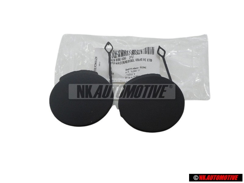 Genuine Audi Cover Cap Black - 8Z0898406 3FZ