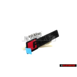 Genuine Audi RS3 Front Grill Badge Emblem Black Red - 8Y0853736A T94