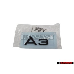 Genuine Audi A3 Rear Boot Badge Emblem Black - 8Y4853741 T94