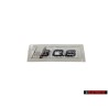 Genuine Audi SQ8 Rear Boot Badge Emblem Black Red - 4M8853735A T94