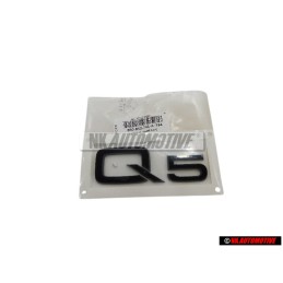 Genuine Audi Q5 Rear Boot Badge Emblem Black - 8R0853741A T94