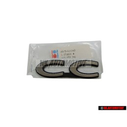 Genuine Audi CC Rear Boot Badge Emblem Silver - 443853741