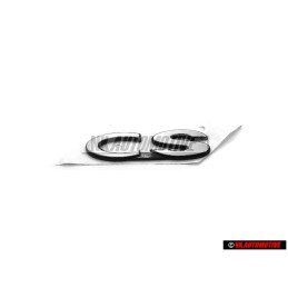 Genuine Audi CS Rear Boot Badge Emblem Silver - 443853741A 2ZZ