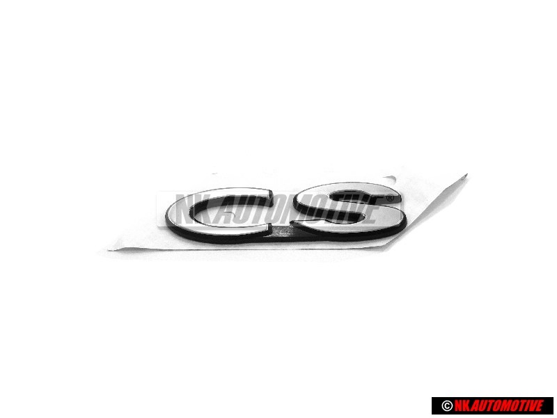 Genuine Audi CS Rear Boot Badge Emblem Silver - 443853741A 2ZZ