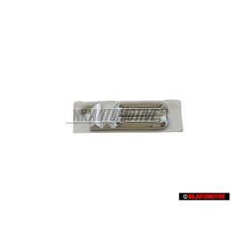 Genuine Audi 1.6 Rear Boot Badge Emblem Chrome - 8D0853743 2ZZ
