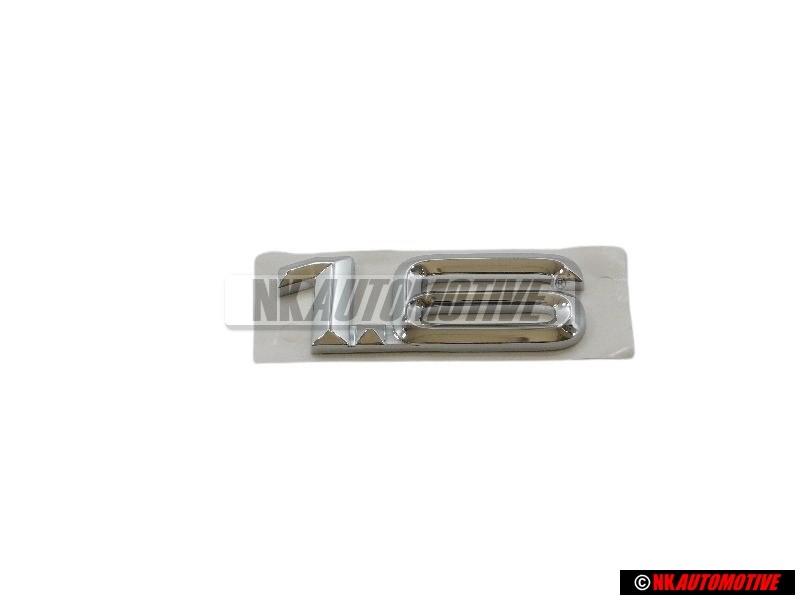 Genuine Audi 1.6 Rear Boot Badge Emblem Chrome - 8D0853743 2ZZ