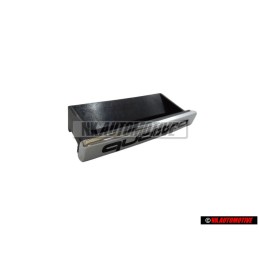 Genuine Audi QUATTRO Front Grill Badge Emblem Chrome - 8T0853736A 2ZZ