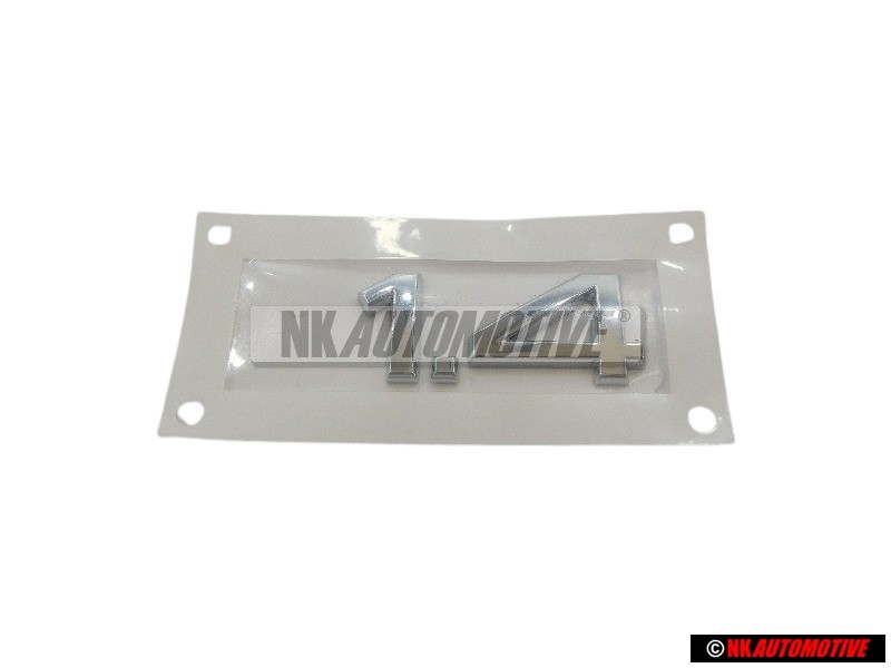 Genuine Audi 1.4 Rear Boot Badge Emblem Chrome - 8Z0853743A 2ZZ