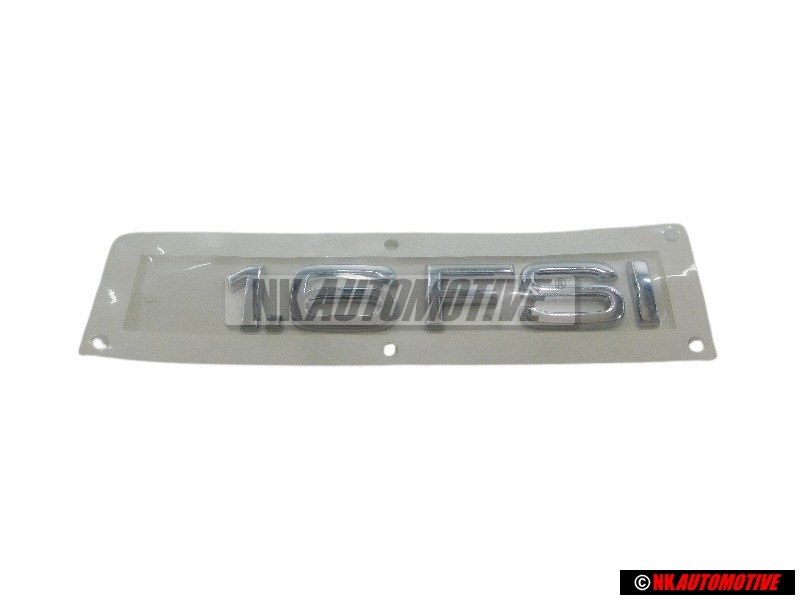 Genuine Audi 1.6 FSI Rear Boot Badge Emblem Chrome - 8Z0853743J 2ZZ
