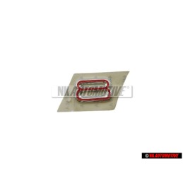 Genuine Audi Rear Boot Badge Emblem Chrome Red - 441853746A Y3H