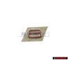 Genuine Audi Rear Boot Badge Emblem Chrome Red - 441853746A Y3H