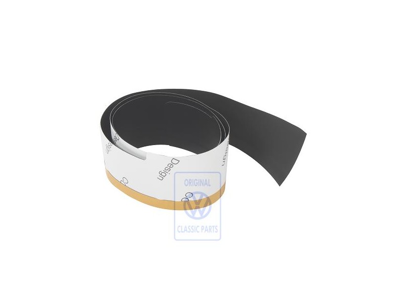 Genuine VW Decorative Film Satin Black - 191853385A 6DA