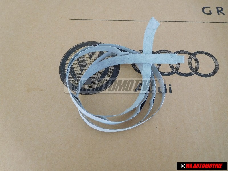 Genuine VW Trim Strip For Side Panel Satin Black - 191853536A 6BX