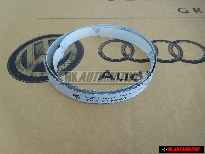 Genuine VW Trim Strip For Door Satin Black - 193853753A 6BX