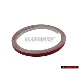 Genuine VW Trim Strip For Bumper Red - 1H0807243 3ZR