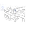 Genuine VW Seal For Fixed Door Glass - 251837625