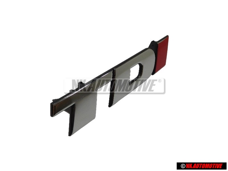 Genuine VW LT TDI Front Grill Badge Emblem Chrome/Red - 2D0853679B EQW
