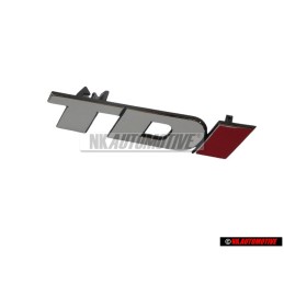 Genuine VW LT TDI Front Grill Badge Emblem Chrome/Red - 2D0853679B EQW