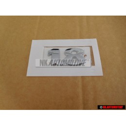 Genuine VW Golf MK4 Bora 1.8 Rear Boot Badge Emblem Chrome - 3B0853675 739