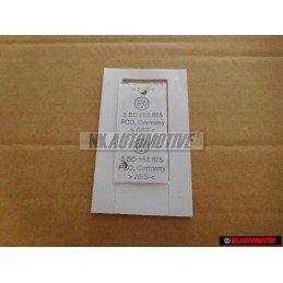 Genuine VW Golf MK4 Bora 1.8 Rear Boot Badge Emblem Chrome - 3B0853675 739