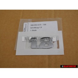 Genuine VW Golf MK4 Bora 1.8 Rear Boot Badge Emblem Chrome - 3B0853675 739