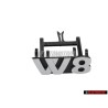 Genuine VW Passat W8 Front Grill Badge Emblem Chrome - 3B0853679A PWV