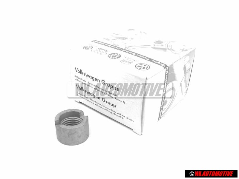 Genuine VW Upper Strut Bearing Threaded Bush Slotted Nut M14x1.5 - 811412365