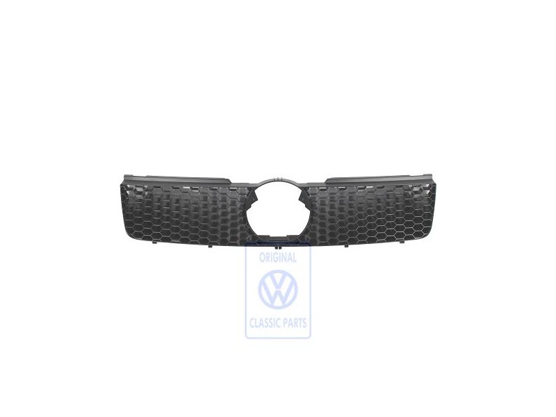Genuine VW Radiator Grille Satin Black - 6E0853653A 01C