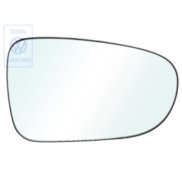 Genuine VW Mirror Glass (Convex) With Carrier Plate - 7M0857522