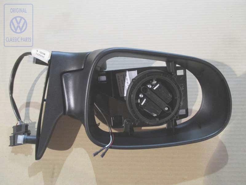 Genuine VW Exterior Mirror Housing Satin Black - 7M1857507F 01C