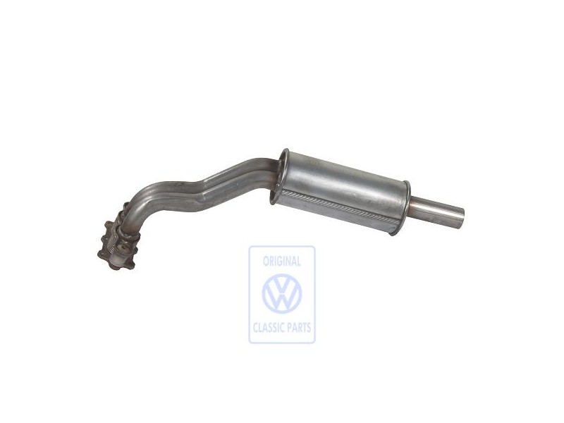 Genuine VW Exhaust Pipe With Front Silencer - 358253208A