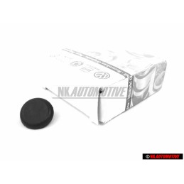 Genuine VW 3 Point Safety Seat Belt Knob Black - 443857847B 4PK