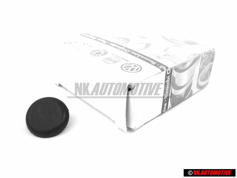 Genuine VW 3 Point Safety Seat Belt Knob Black - 443857847B 4PK