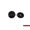 Genuine VW 3 Point Safety Seat Belt Knob Black - 443857847B 4PK